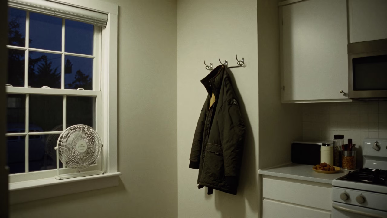 Kitchen Interior in Seattle at Midnight Light in in Seattle, Washington, United States