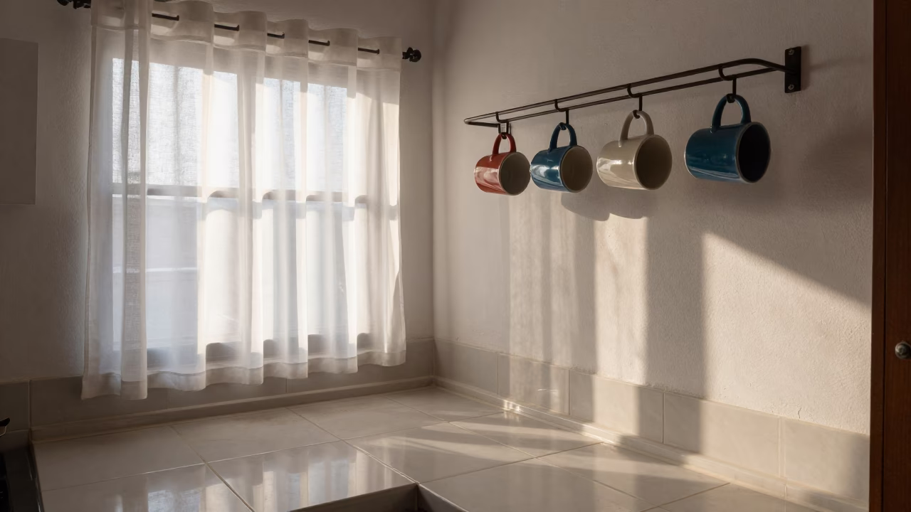Kitchen Interior just after sunrise in Lima in in Lima, Peru