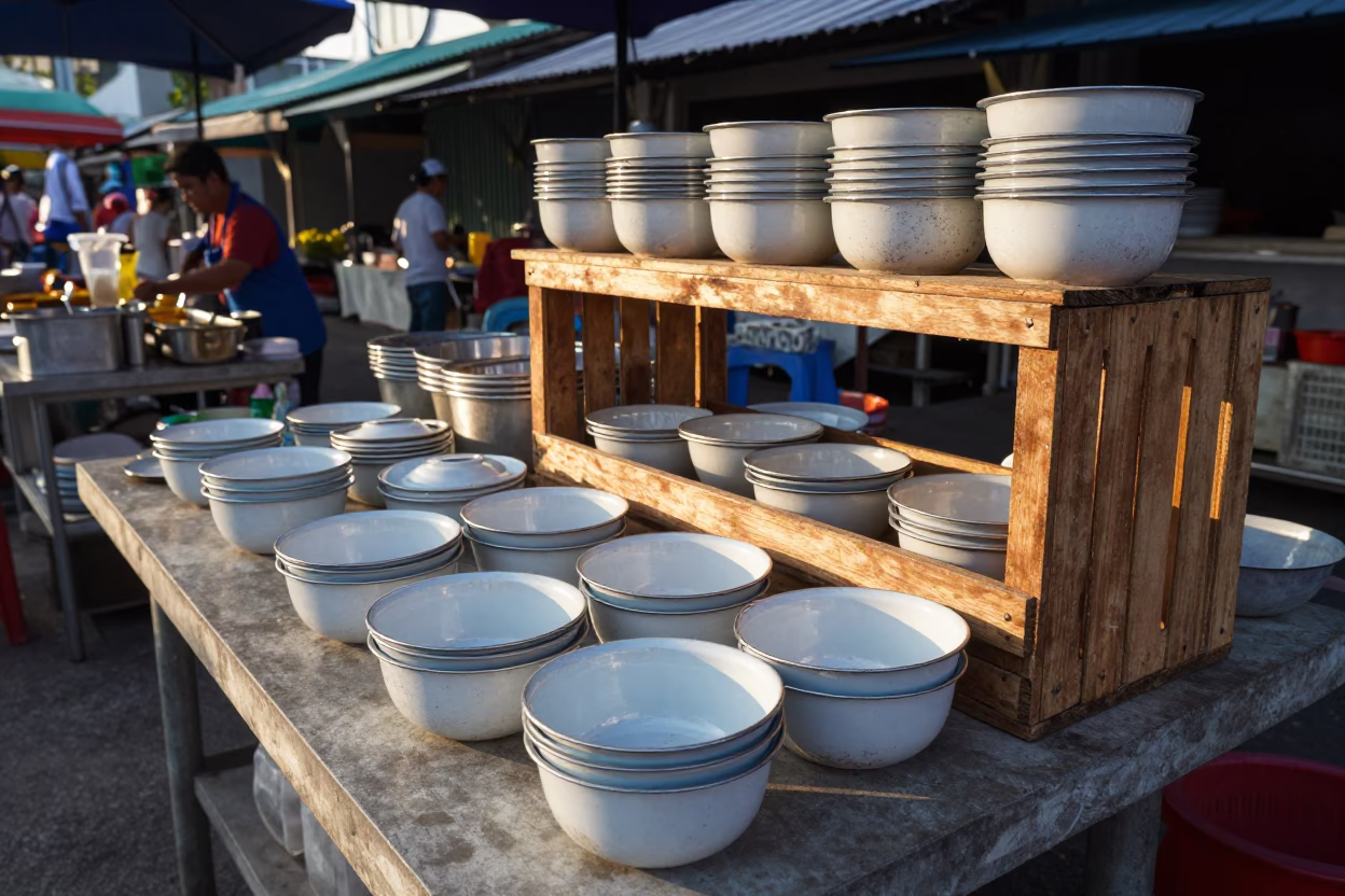 Kitchen Prep in Phuket in in Phuket, Thailand