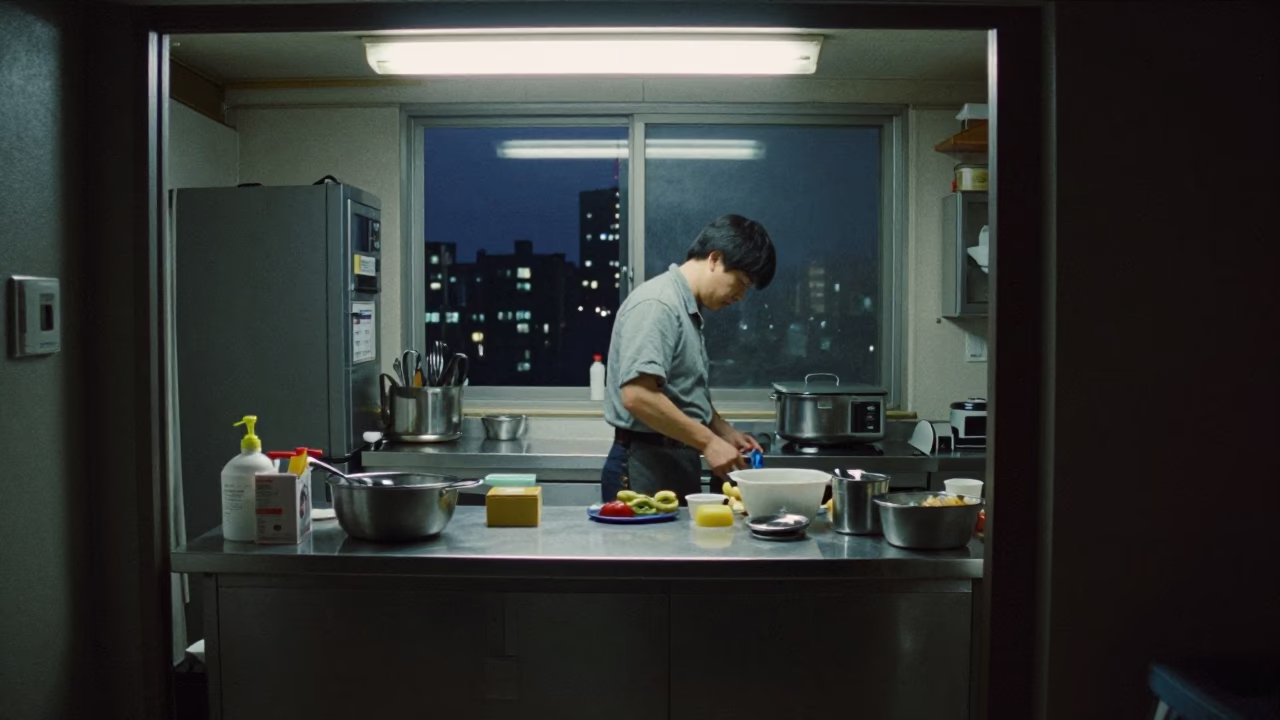 Kitchen Prep in Seoul in in Seoul, South Korea