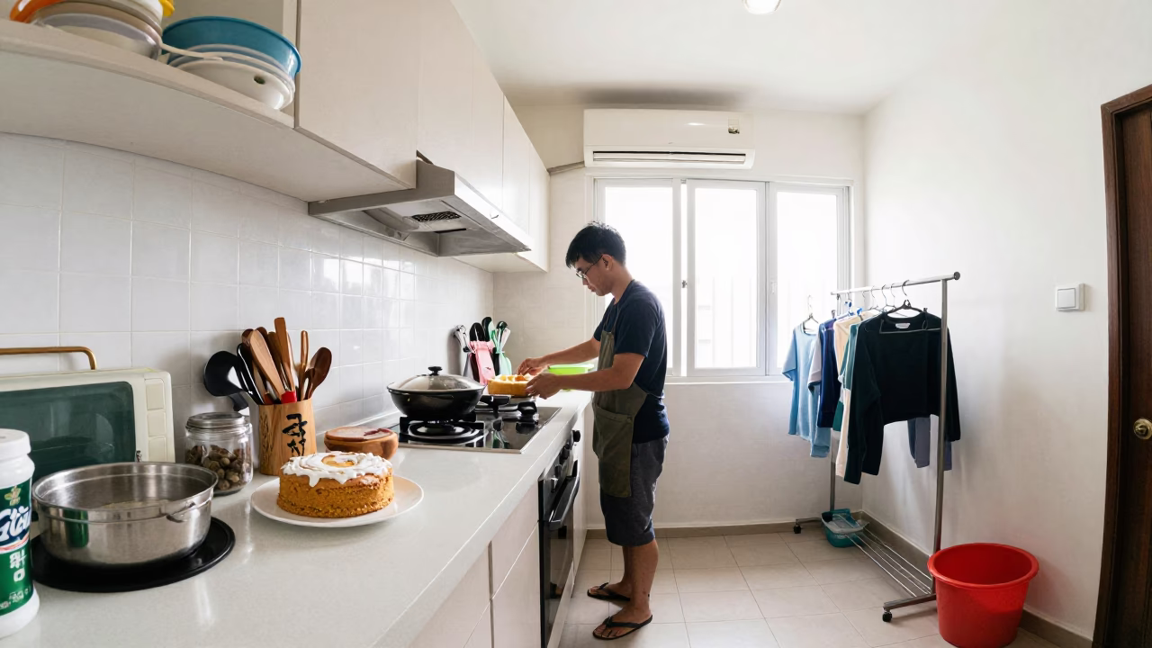 Kitchen Preparation in Kuala Lumpur in in Kuala Lumpur, Malaysia