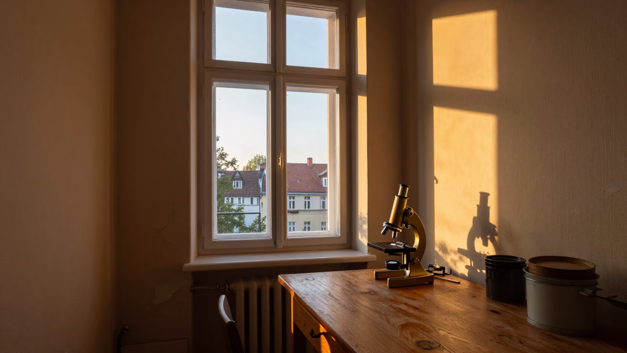 Kitchen Scene in Berlin at Golden Hour in in Berlin, Germany