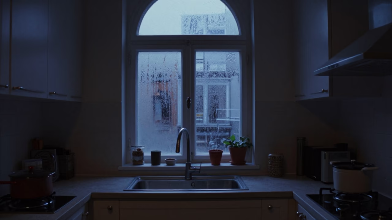 Kitchen Scene in Brussels in in Brussels, Belgium