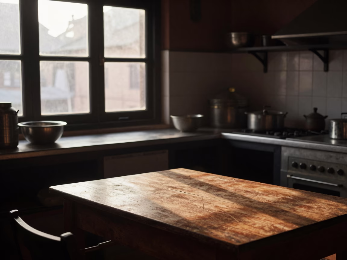 Kitchen Scene in Kathmandu at First Light Of Dawn in in Kathmandu, Nepal