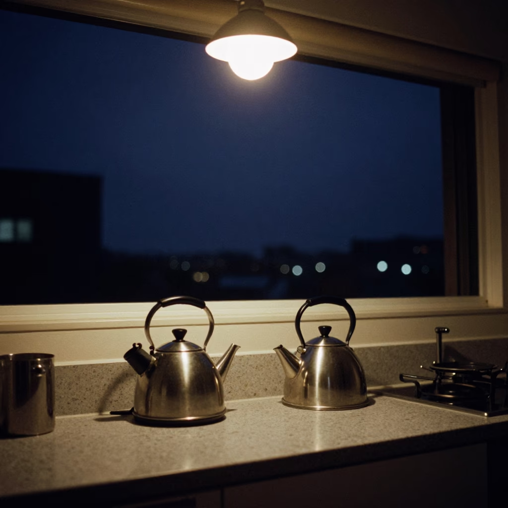 Kitchen Scene in Melbourne at The Deepest Night Sky Light in in Melbourne, Victoria, Australia
