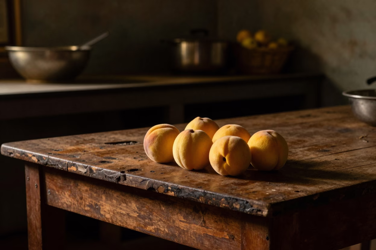 Kitchen Scene in Phnom Penh at The Still Hours Before Dawn Light in in Phnom Penh, Cambodia