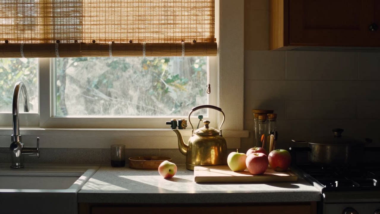 Kitchen Scene in Portland at The Late Morning Light in in Portland, Oregon, United States