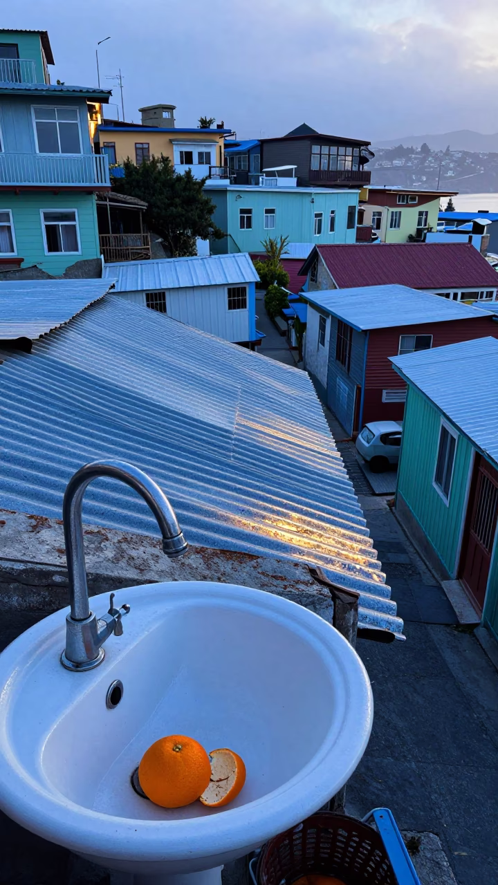 Kitchen Sink in Valparaiso in in Valparaiso, Chile