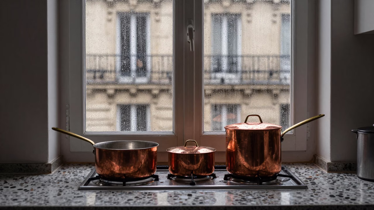 Kitchen Window in Paris in in Paris, France