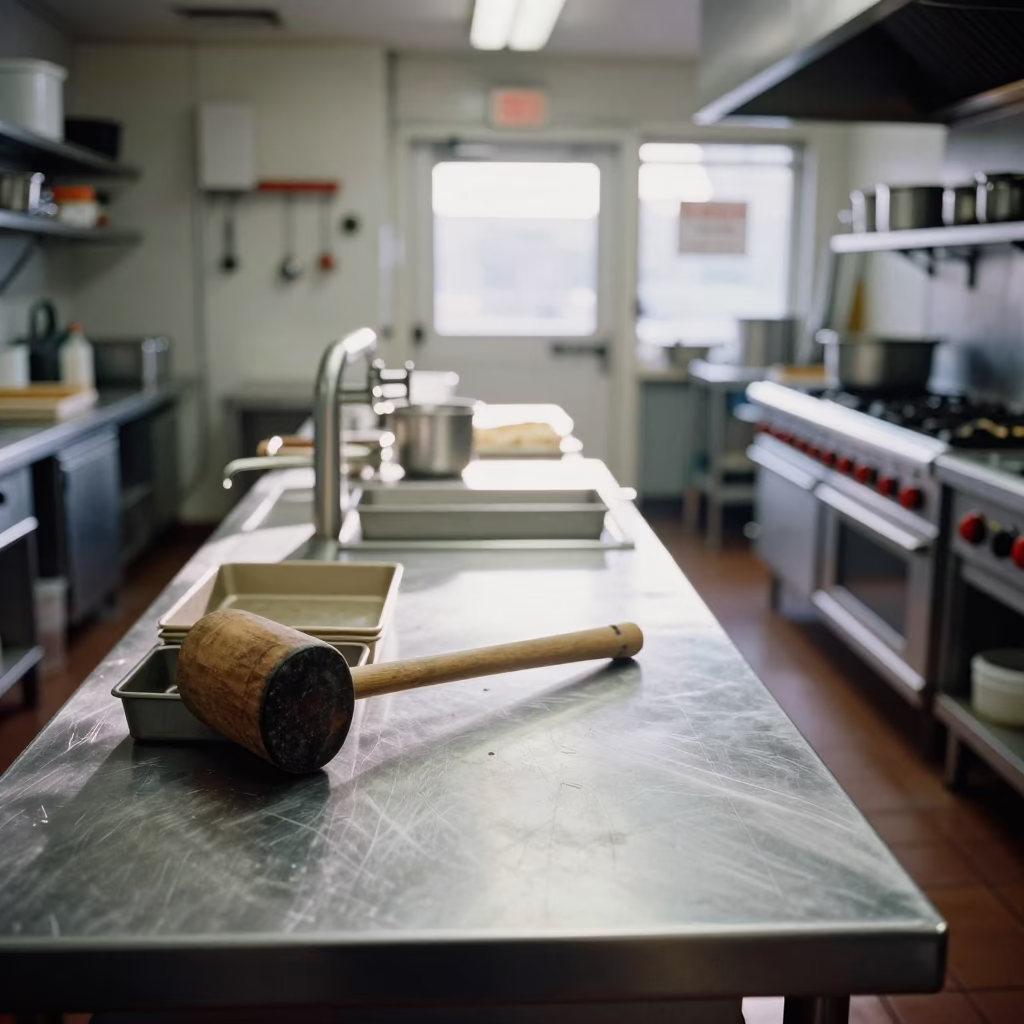 Kitchen Workspace in Vancouver in in Vancouver, British Columbia, Canada