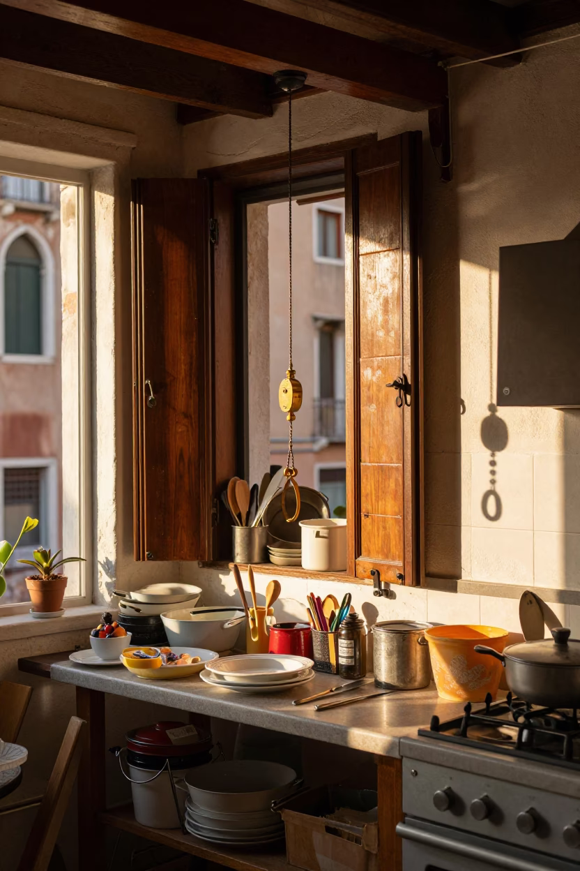 Kitchen Workspace in Venice in in Venice, Italy