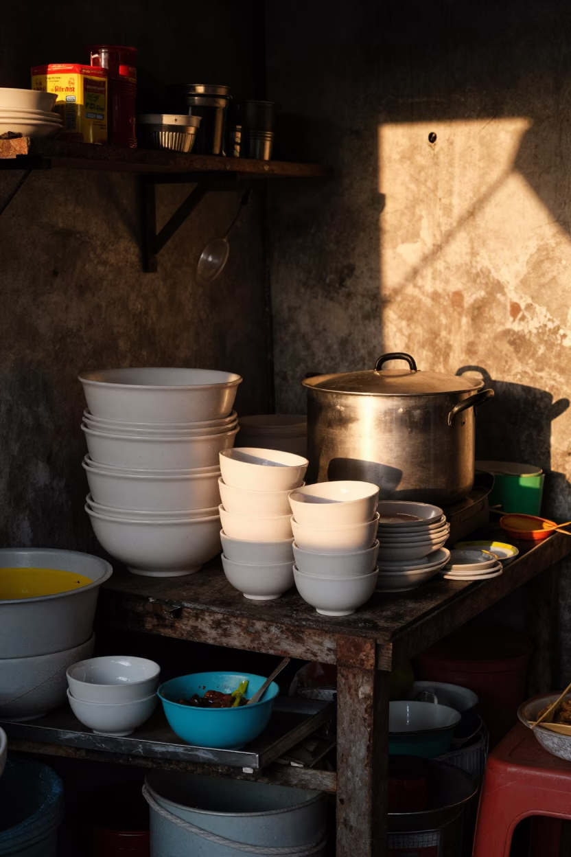 Kitchen Workspace in Yogyakarta in in Yogyakarta, Indonesia