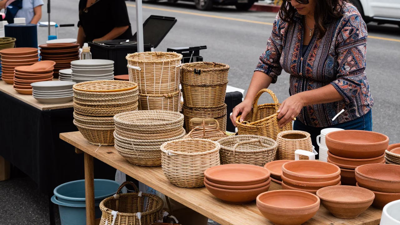 Kitchenware in Los Angeles at Midday Light in in Los Angeles, California, United States