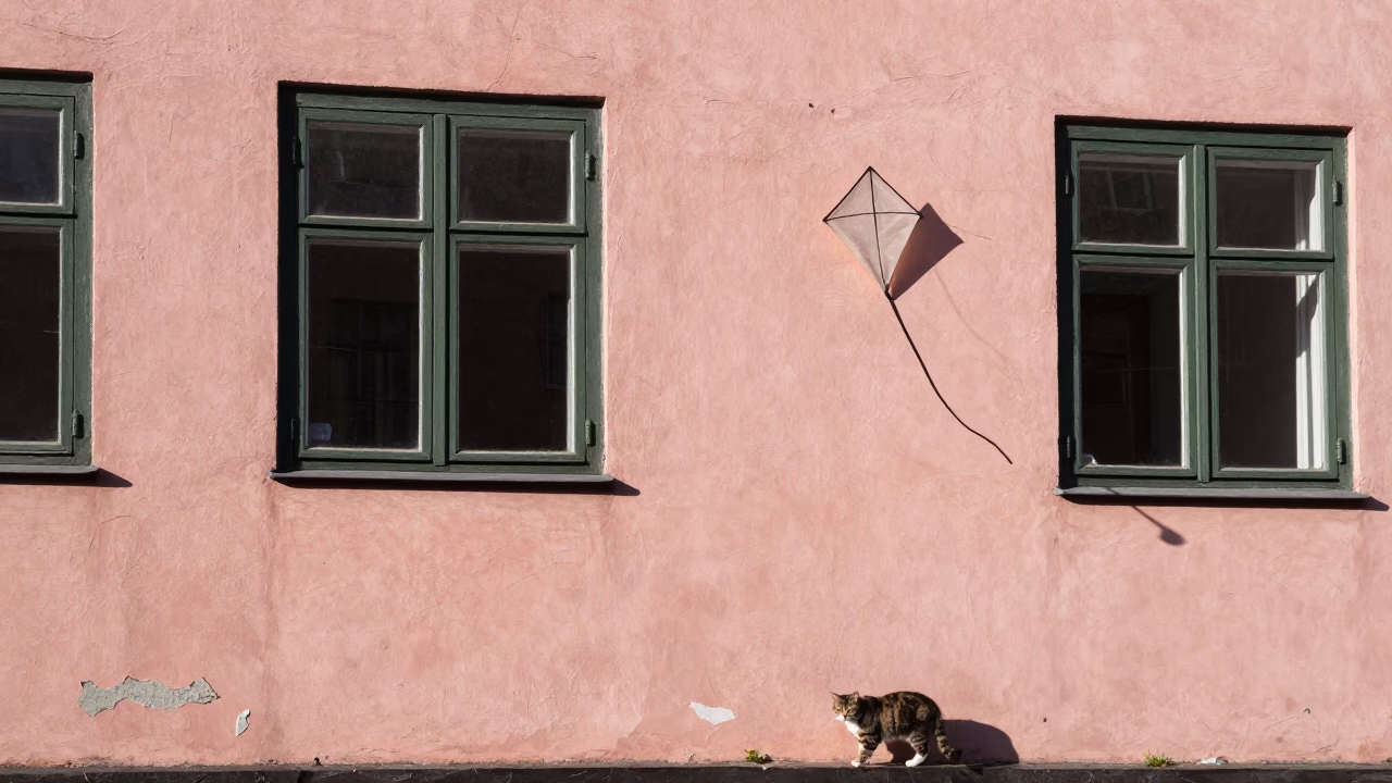 Kites at Afternoon Light in Copenhagen in in Copenhagen, Denmark