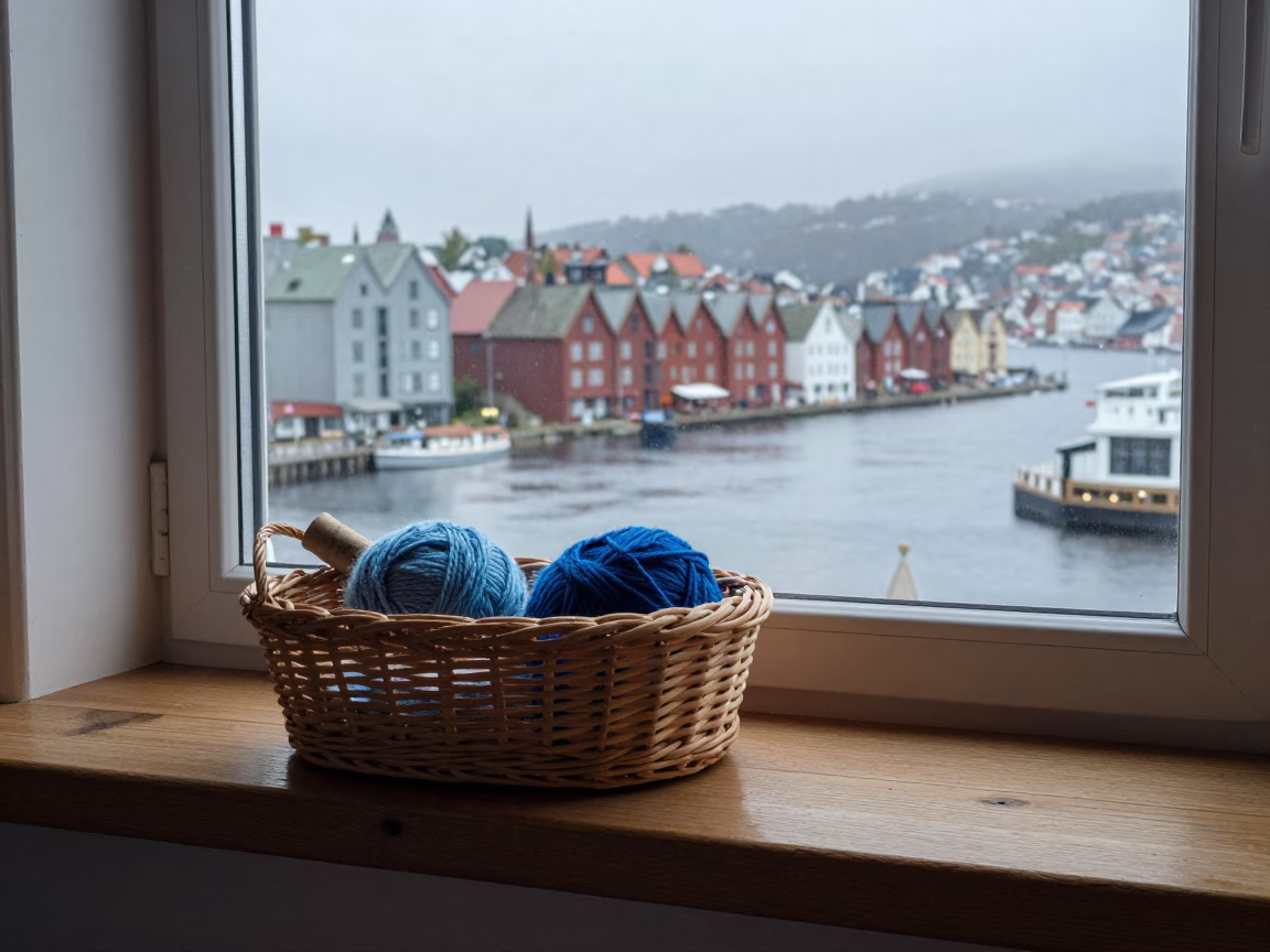 Knitting Basket in Bergen in in Bergen, Norway