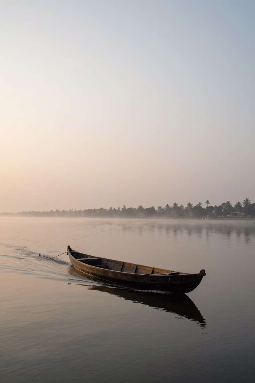 Kochi Dawn Light at First Light Of Dawn in in Kochi, India