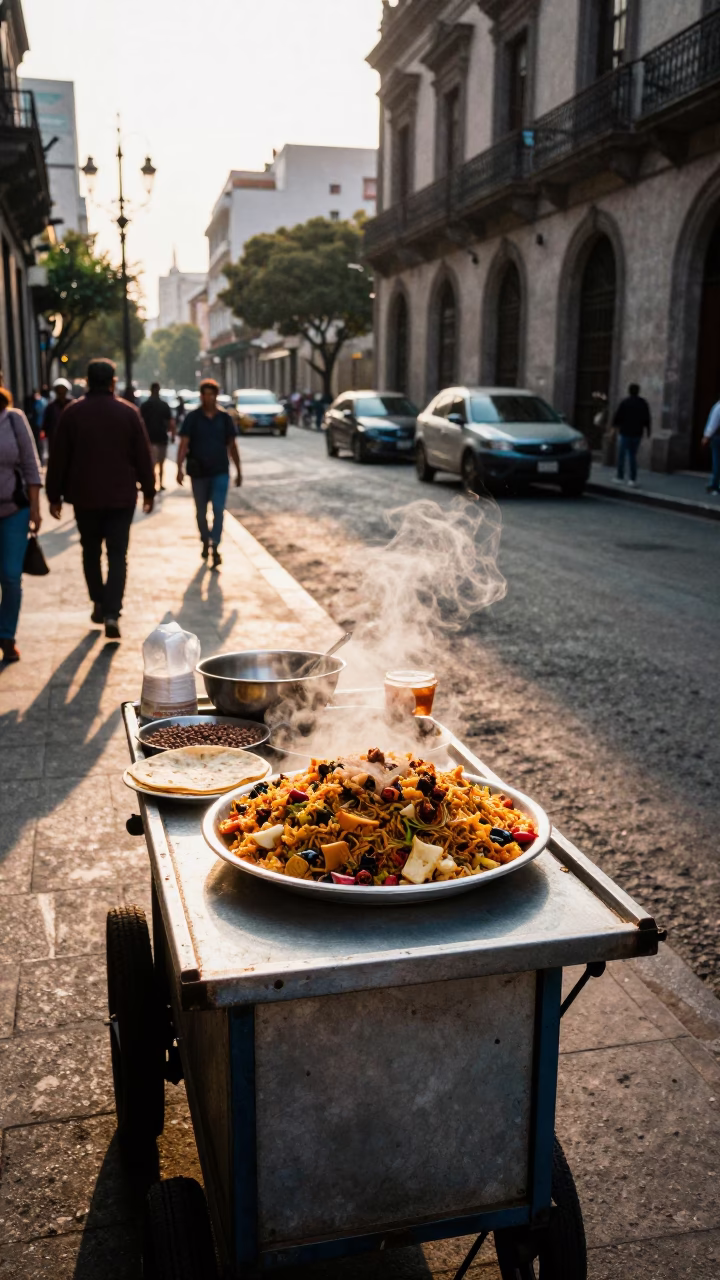 Koshari at The Late Afternoon Light in Mexico City in in Mexico City, Mexico
