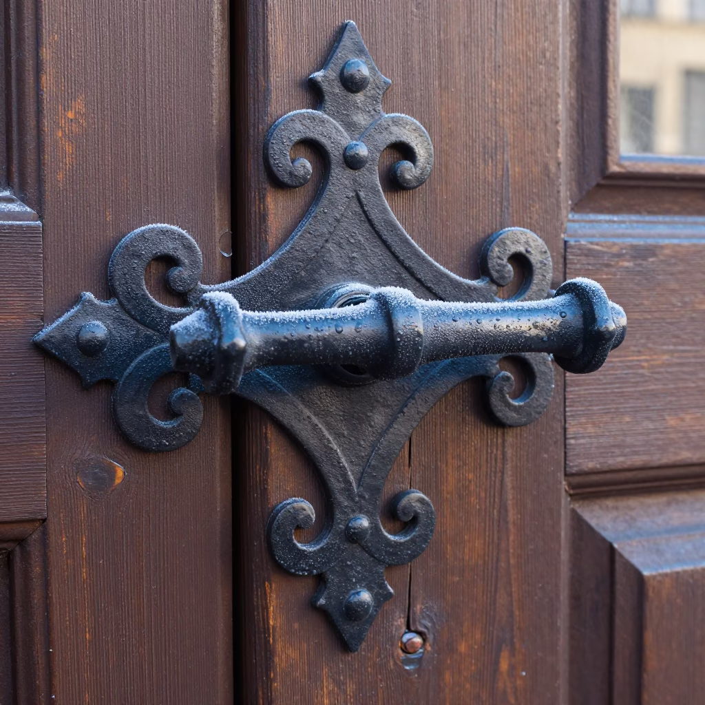 Krakow Iron Door Handle in in Krakow, Poland