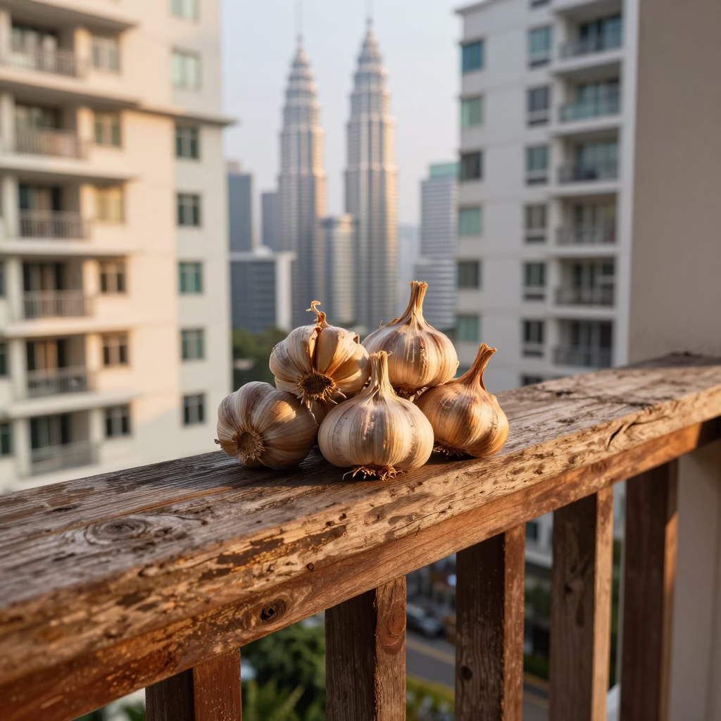 Kuala Lumpur Dried Garlic Bulbs in in Kuala Lumpur, Malaysia