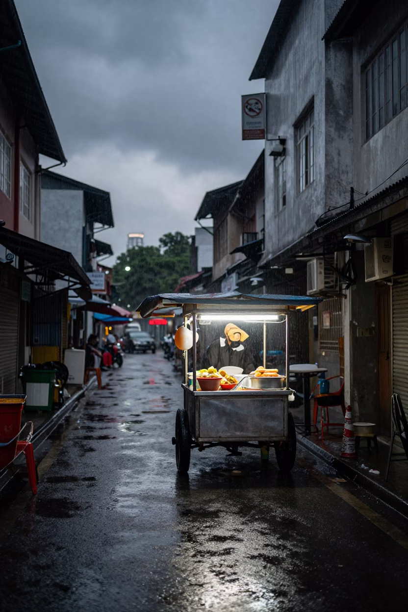 Kuala Lumpur Food Cart in in Kuala Lumpur, Malaysia