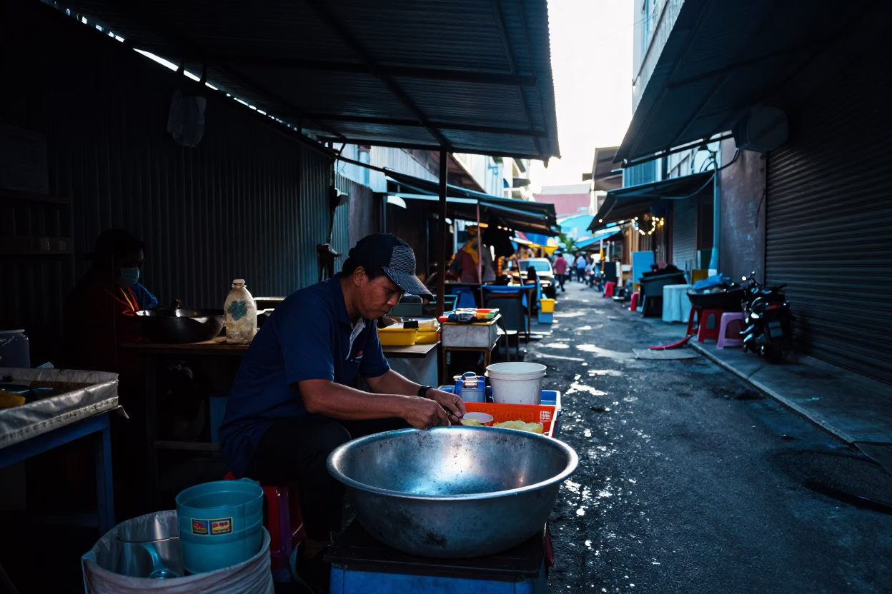 Kuala Lumpur Stall Preparation in in Kuala Lumpur, Malaysia