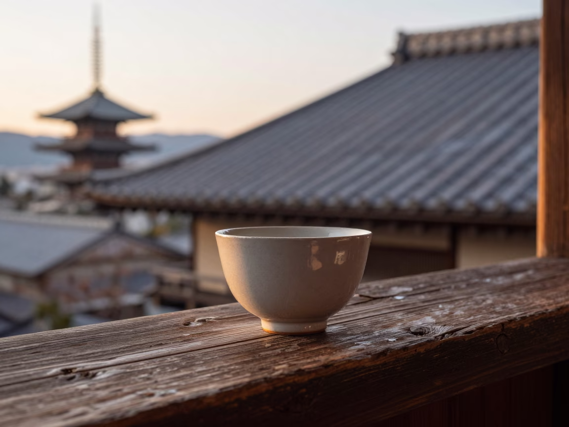 Kyoto Ceramic Tea Bowl in in Kyoto, Japan