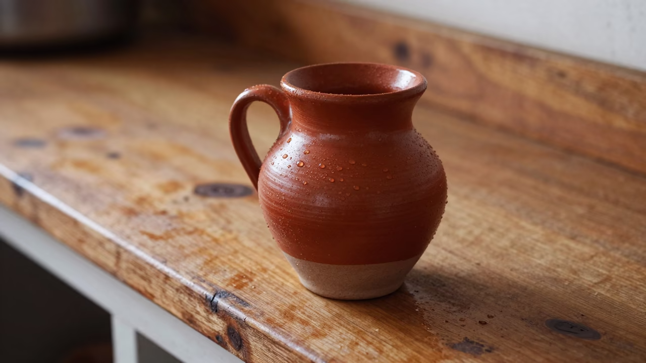 La Paz Ceramic Drinking Vessel in in La Paz, Bolivia