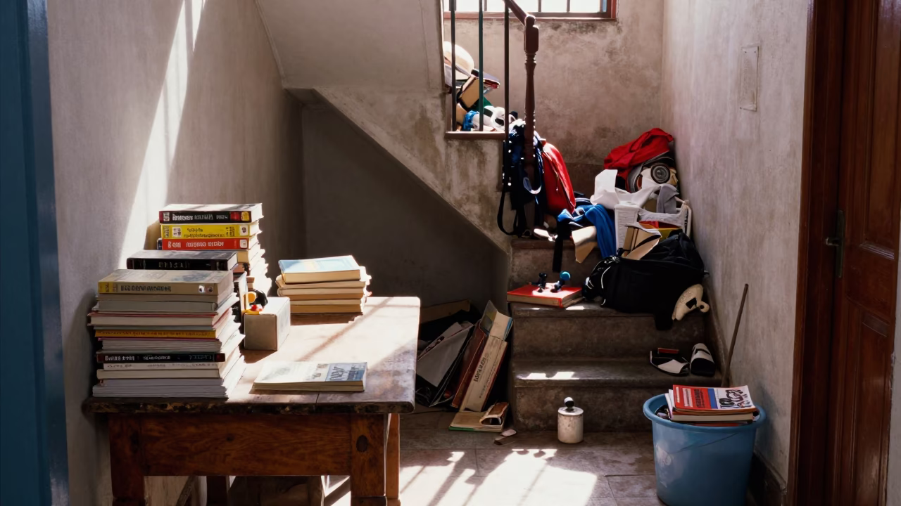 La Paz Domestic Scene in in La Paz, Bolivia