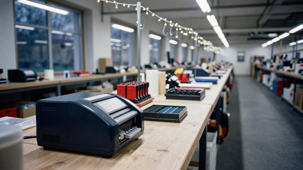 Label Printer Cleaner Kit in Warsaw Warehouse in inside a cross-dock lane in Powisle, Warsaw
