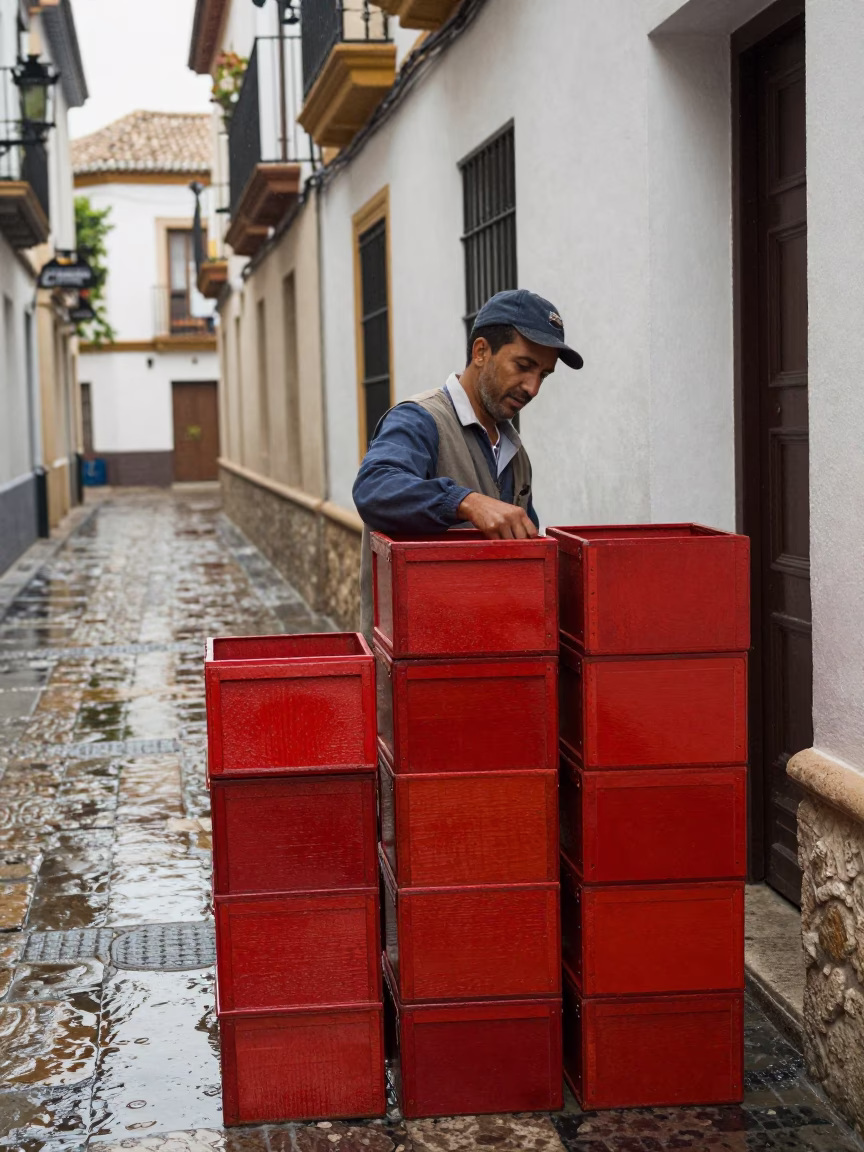 Lacquered Boxes in Granada in in Granada, Spain