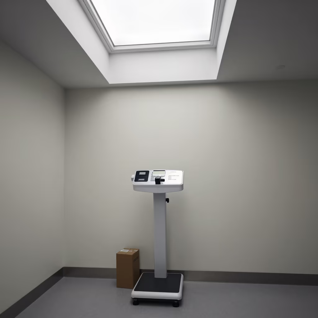 Lactation Scale Cart in Adama Rehabilitation Gym in inside a rehabilitation gym in Adama