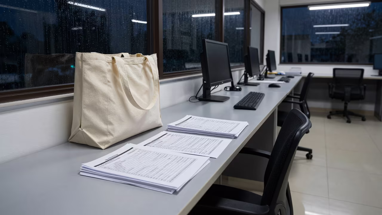 Lactation Tote in Vizianagaram Office Night in inside a coworking floor in Vizianagaram