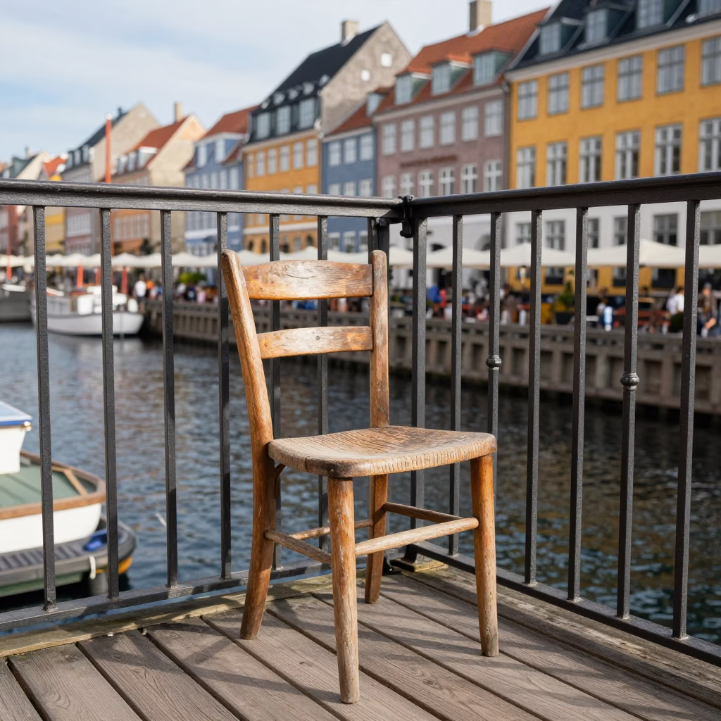 Ladder-back Chair in Copenhagen in in Copenhagen, Denmark