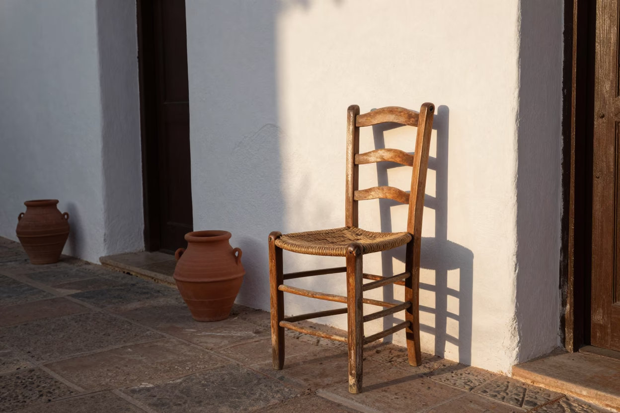 Ladder-back Chair in Granada in in Granada, Spain