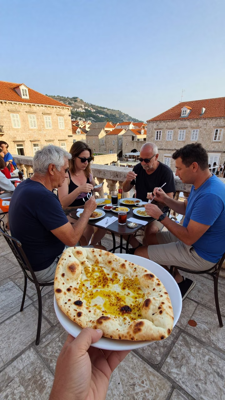 Laksa in Dubrovnik at The Early Afternoon Light in in Dubrovnik, Croatia