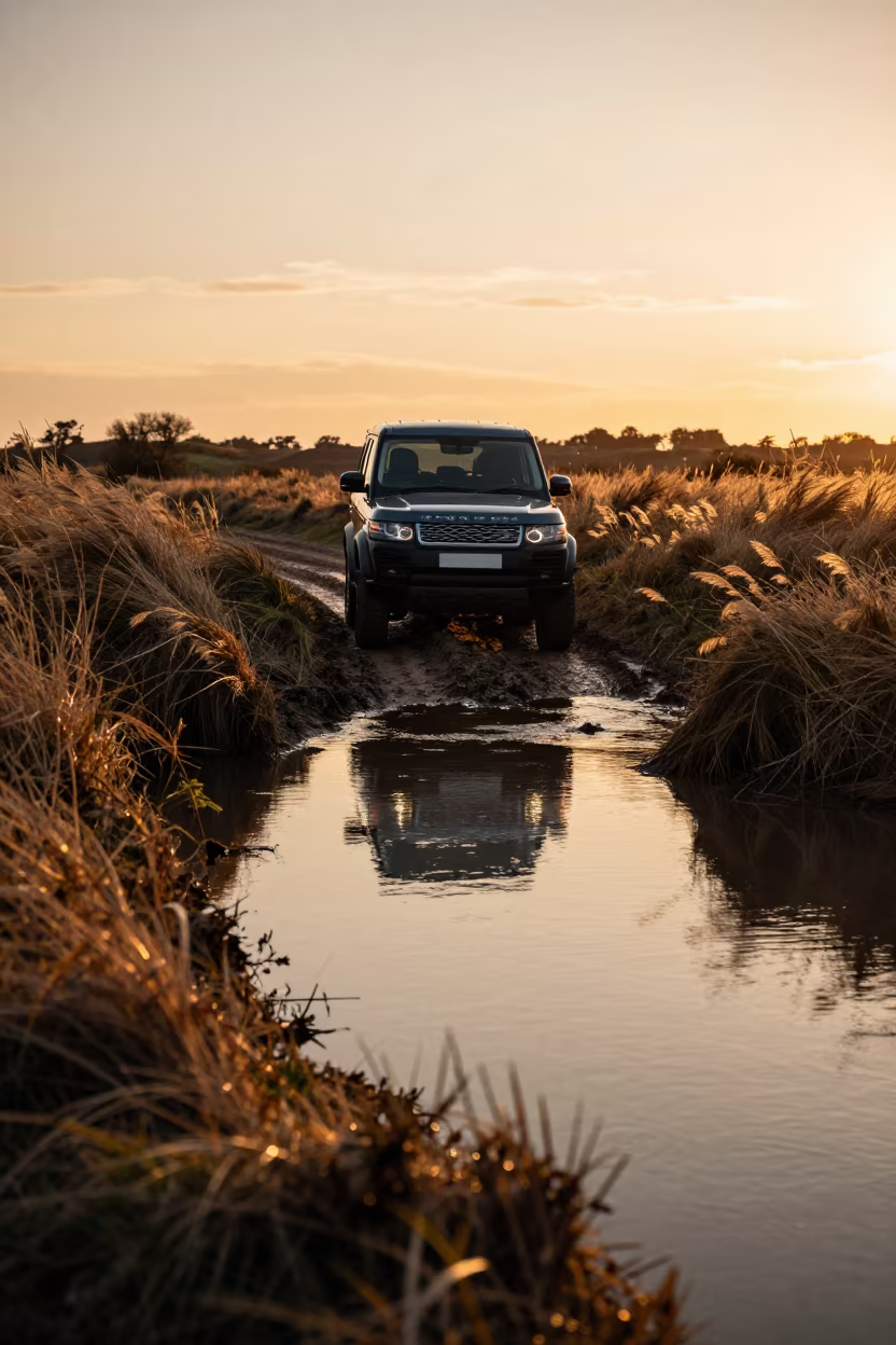 Land Rover River Crossing at Brighton Sunset in near Brighton and Hove