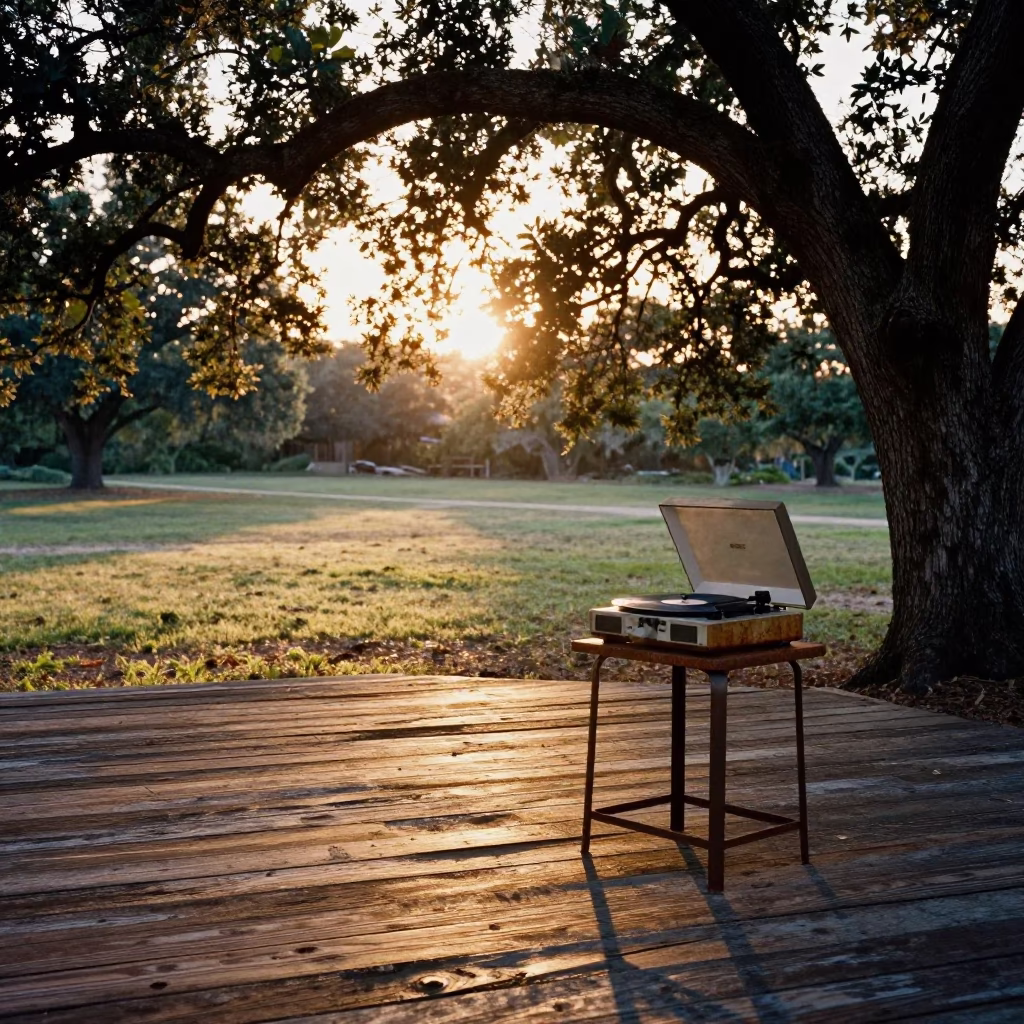 Landscape in Austin at Golden Hour in in Austin, Texas, United States