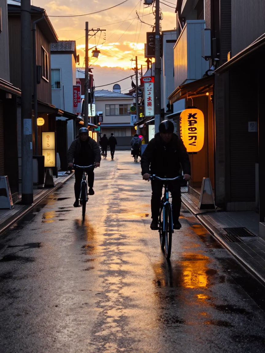 Lantern Vendor in Sapporo in in Sapporo, Japan