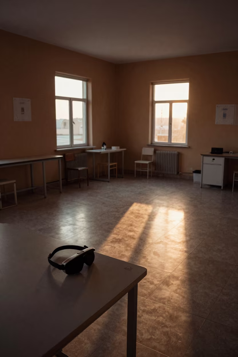 Laser Therapy Goggles in Al Mokattam Adoption Room in inside an adoption room in Al Mokattam