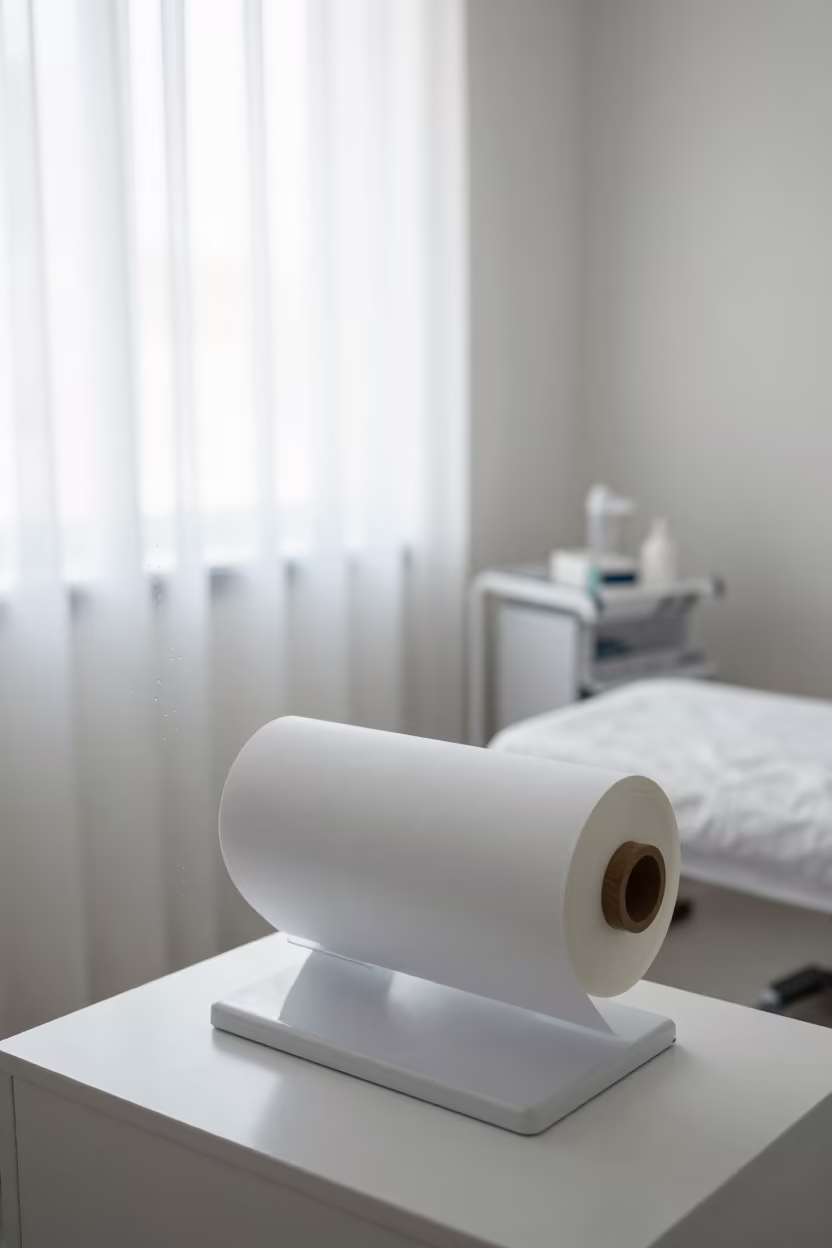 Lash Bed Paper Stand in Asuncion Skincare Room in inside a skincare treatment room in Asuncion