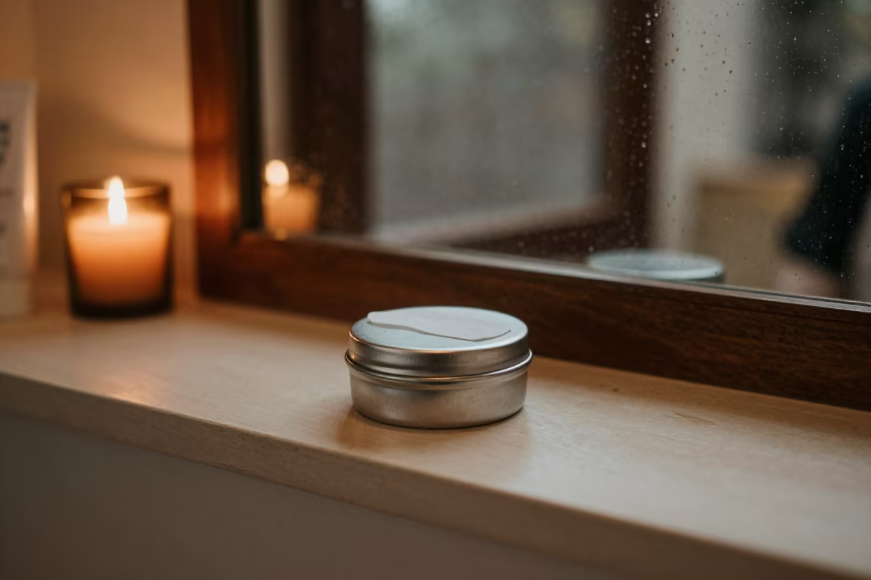 Lash Pad Tin on Salon Counter in Thane in at a salon reception counter in Thane