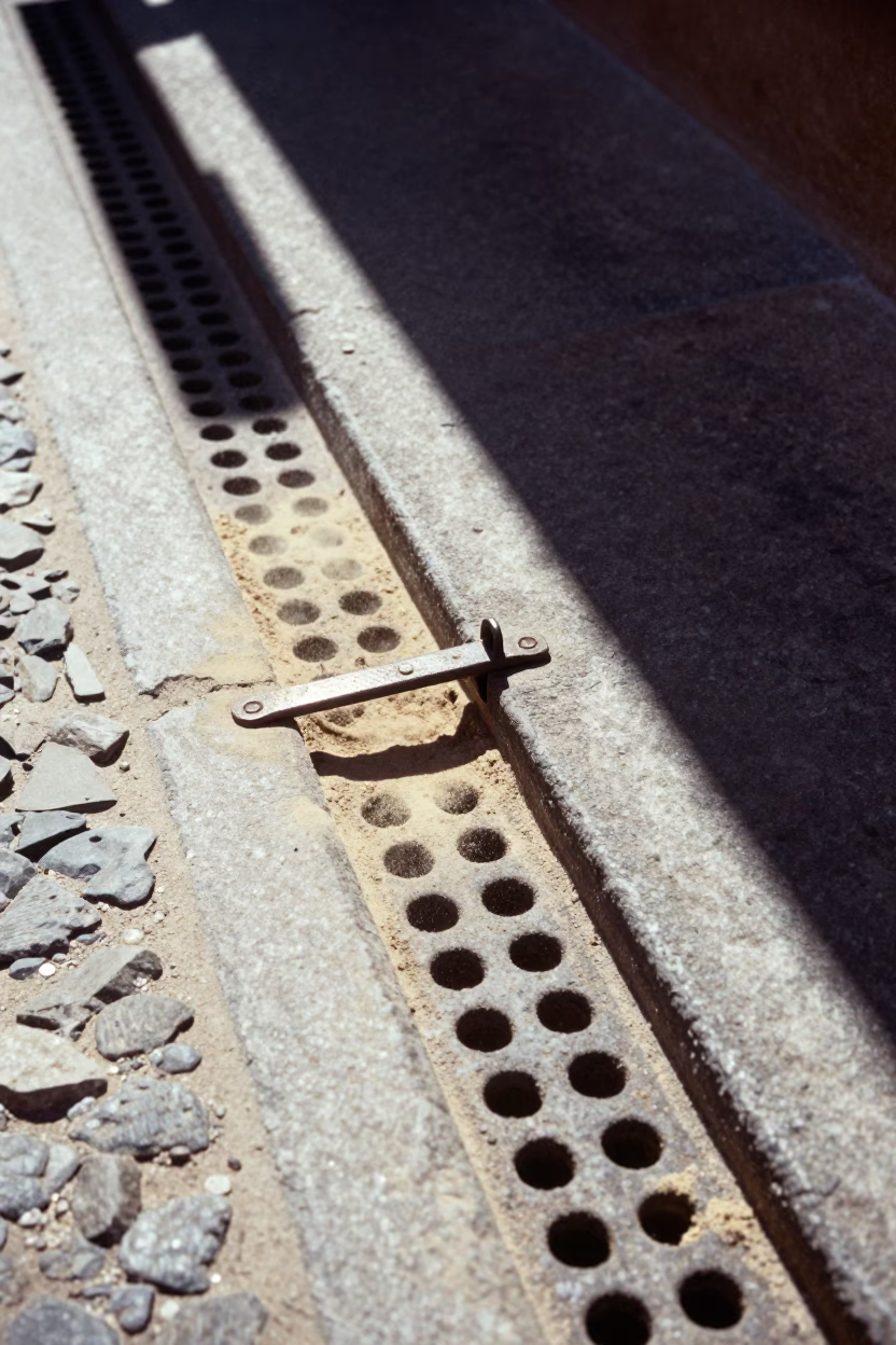 Latch in Granada at Midday Light in in Granada, Spain
