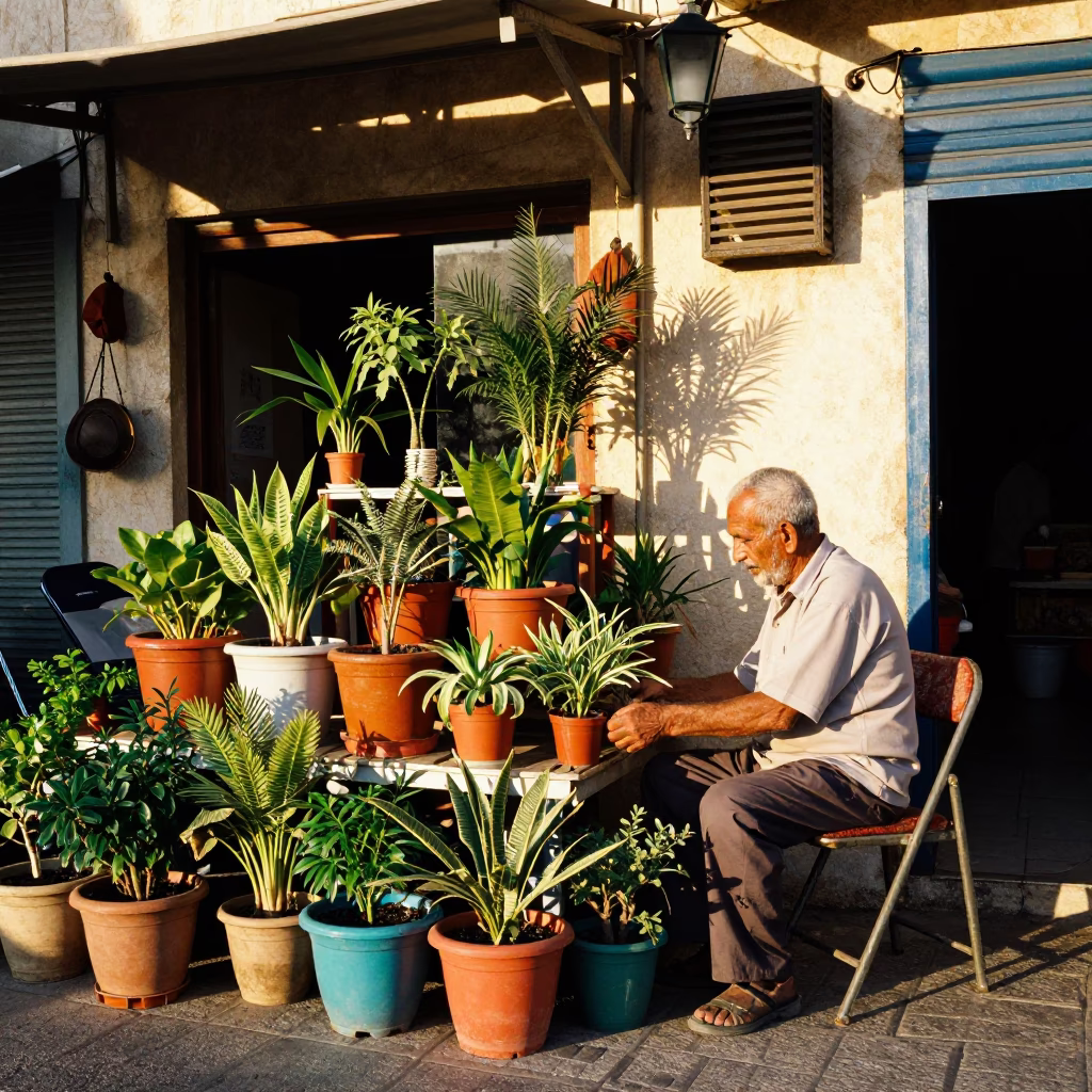 Late Afternoon at The Late Afternoon Light in Alexandria in in Alexandria, Egypt