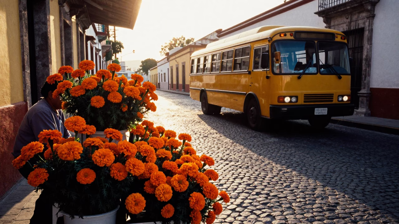 Late Afternoon at The Late Afternoon Light in Oaxaca in in Oaxaca, Mexico
