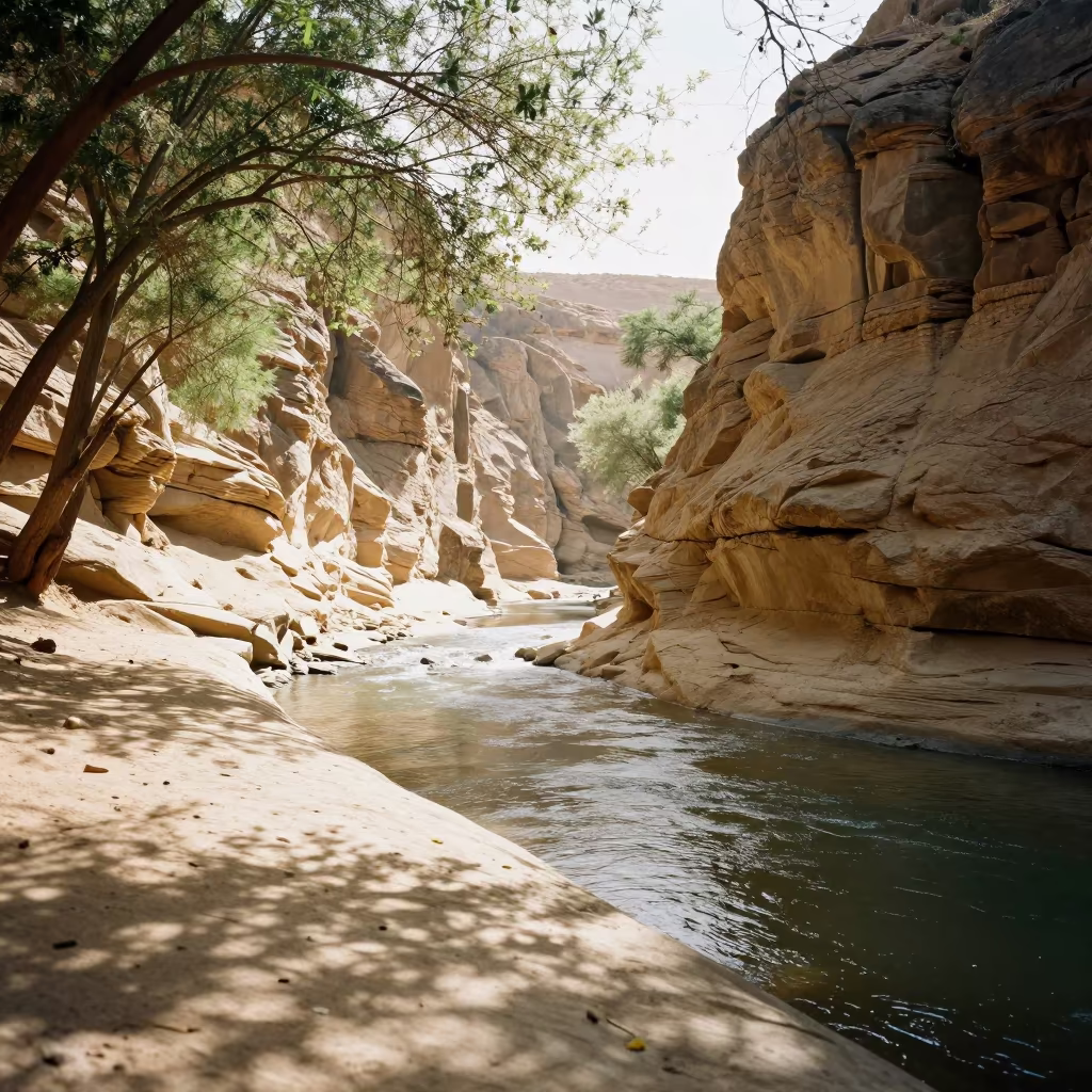 Late Afternoon Canyon Near Nouakchott in near Nouakchott