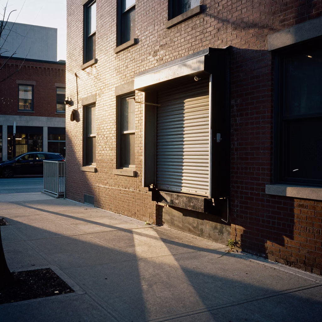 Late Afternoon Chicago Street Scene with Sunlight and Urban Architecture in in Chicago, Illinois, United States