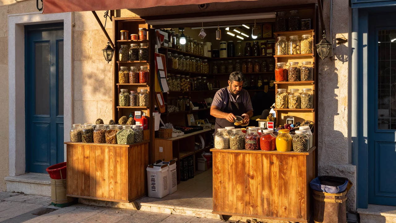 Late Afternoon in Athens at The Late Afternoon Light in in Athens, Greece