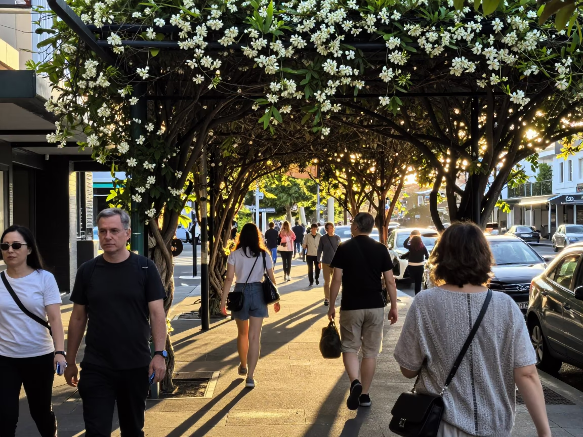 Late Afternoon in Auckland at The Late Afternoon Light in in Auckland, New Zealand