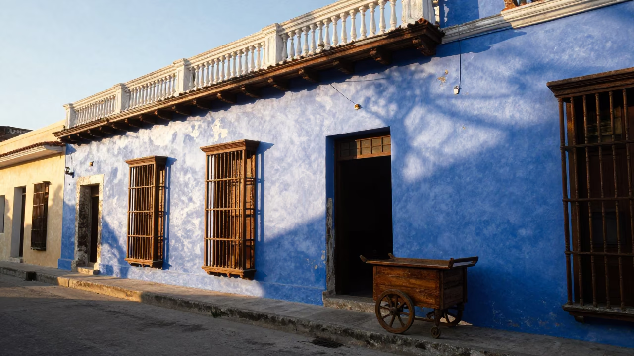 Late Afternoon in Cartagena at The Late Afternoon Light in in Cartagena, Colombia