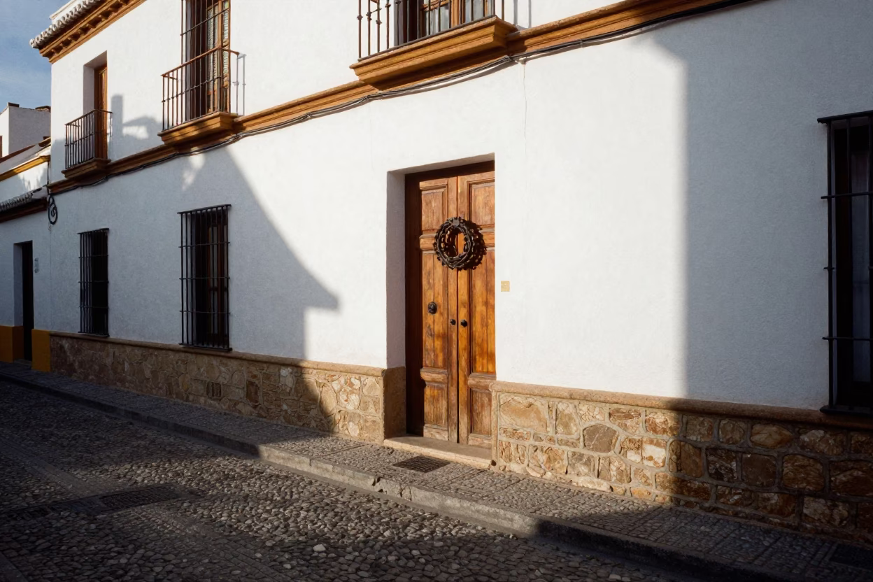 Late Afternoon in Granada at The Late Afternoon Light in in Granada, Spain